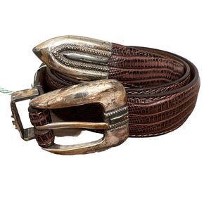 Johnston &‎ Murphy Belt 40 Brown Leather 75-3433